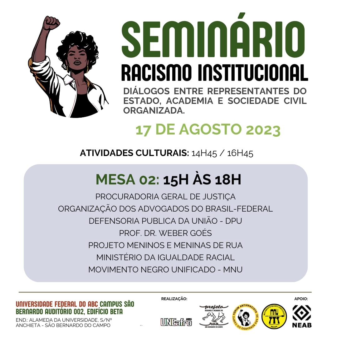 Seminário Racismo Institucional - Mesa 2