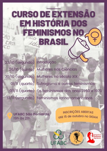 Curso Extensão Historia Feminismos