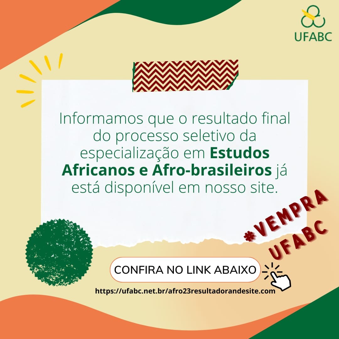 Estudos Afro-Brasileiros 2023 - Resultado final